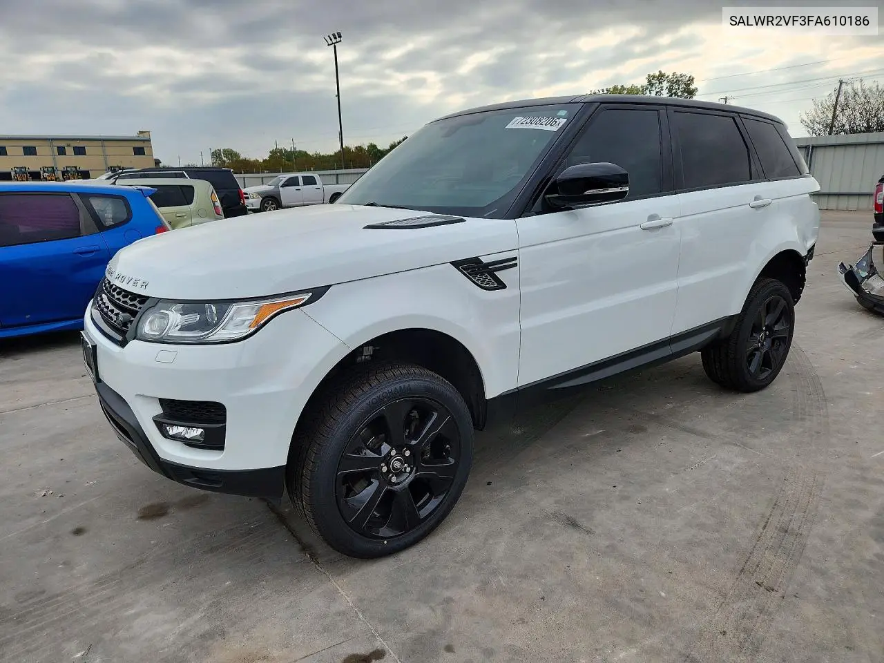LAND ROVER RANGE ROVER SPORT 2015, VIN SALWR2VF3FA610186