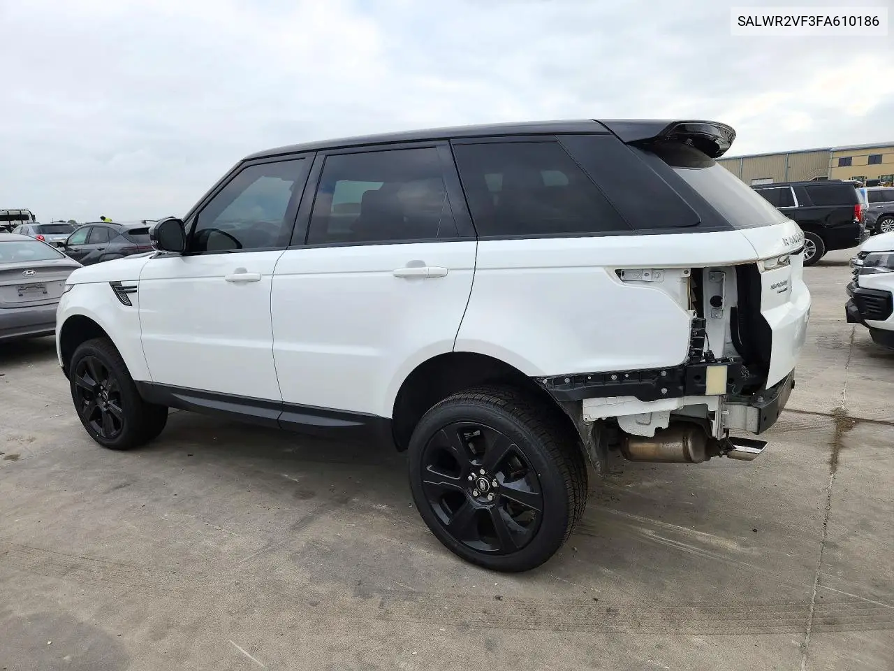 2015 LAND ROVER RANGE ROVER SPORT VIN SALWR2VF3FA610186 — фото 2