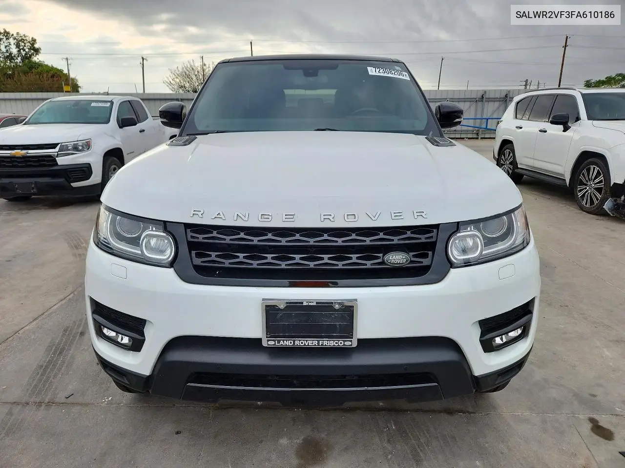 2015 LAND ROVER RANGE ROVER SPORT VIN SALWR2VF3FA610186 — фото 5