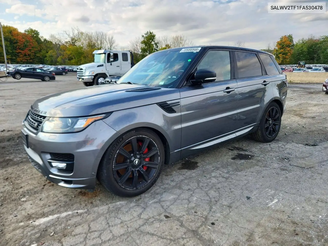 LAND ROVER RANGE ROVER SPORT 2015, VIN SALWV2TF1FA530478
