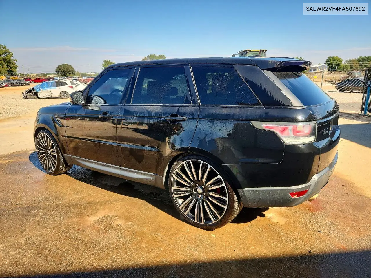 2015 LAND ROVER RANGE ROVER SPORT VIN SALWR2VF4FA507892 — фото 2