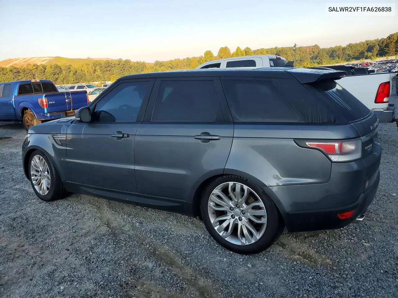 2015 LAND ROVER RANGE ROVER SPORT VIN SALWR2VF1FA626838 — фото 2
