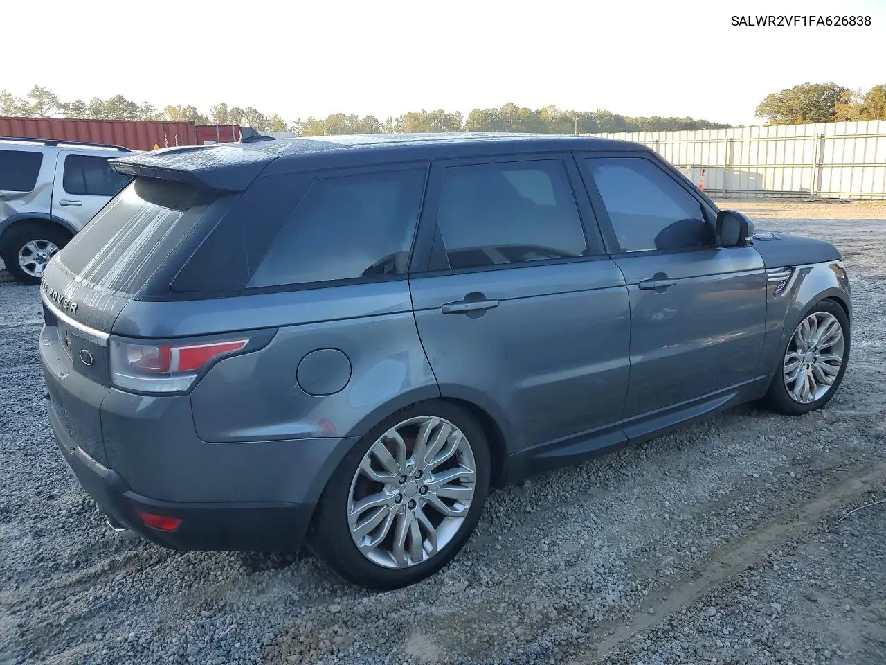 2015 LAND ROVER RANGE ROVER SPORT VIN SALWR2VF1FA626838 — фото 3