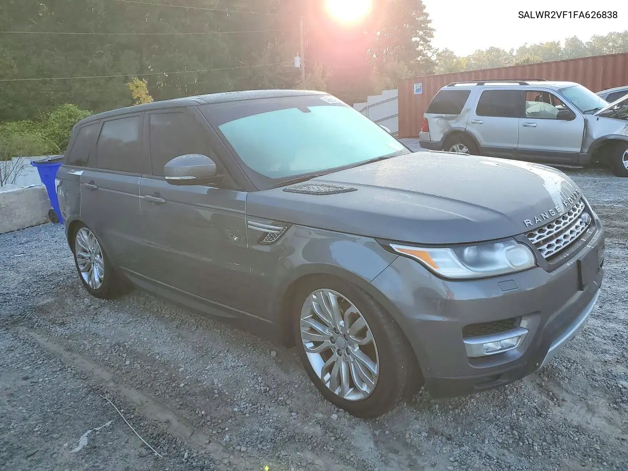 2015 LAND ROVER RANGE ROVER SPORT VIN SALWR2VF1FA626838 — фото 4