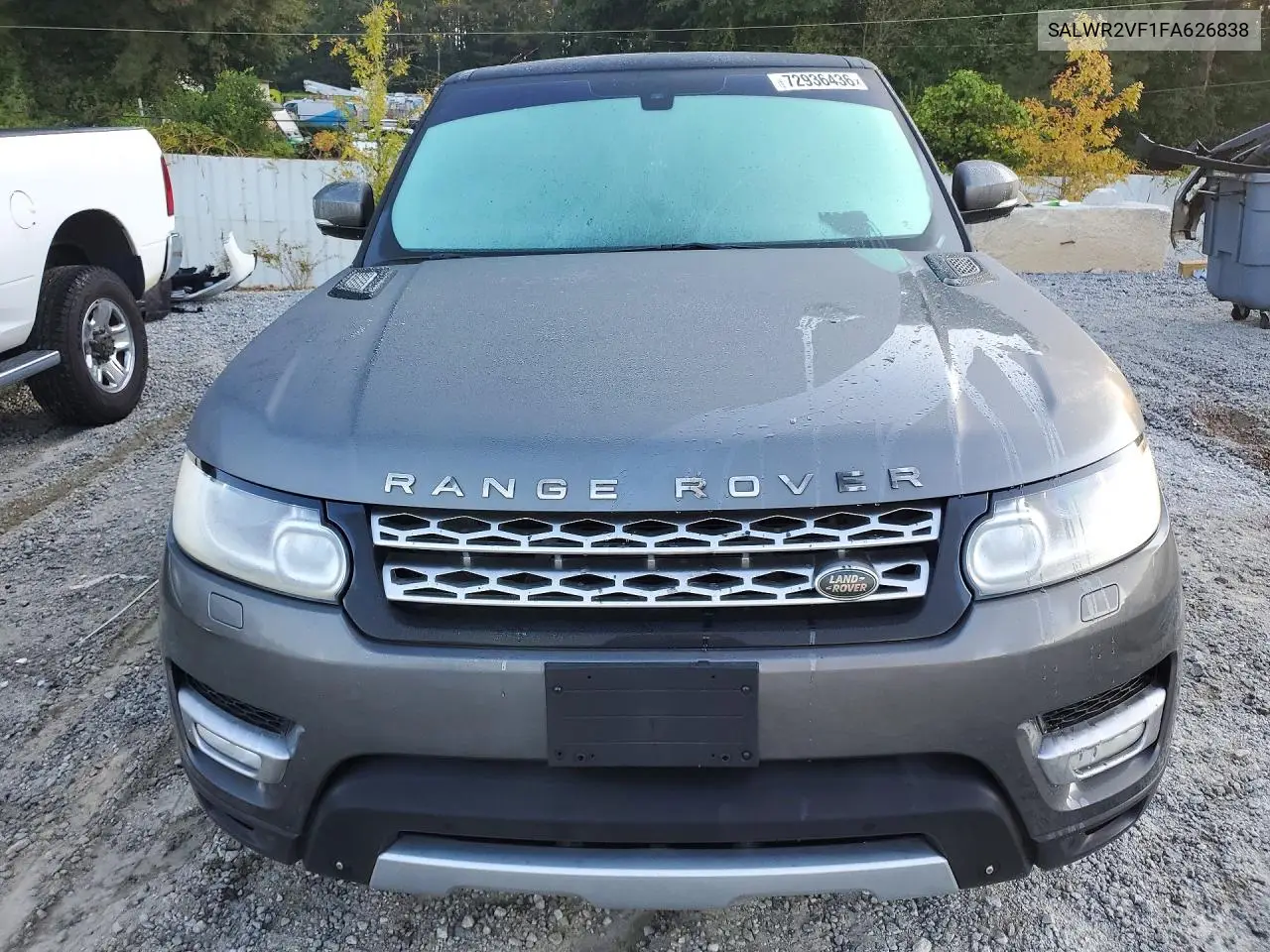 2015 LAND ROVER RANGE ROVER SPORT VIN SALWR2VF1FA626838 — фото 5