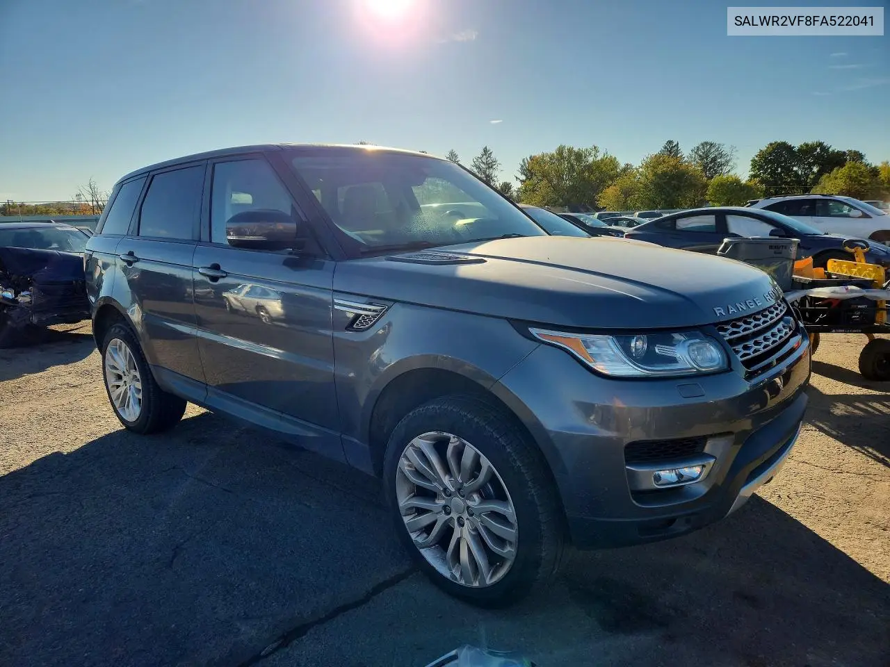 2015 LAND ROVER RANGE ROVER SPORT VIN SALWR2VF8FA522041 — фото 4