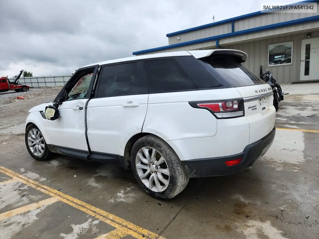 2015 LAND ROVER RANGE ROVER SPORT VIN SALWR2VF7FA541342 — фото 2