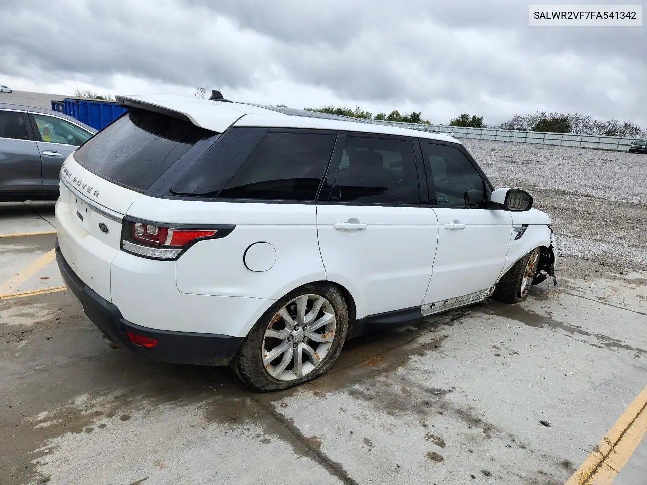 2015 LAND ROVER RANGE ROVER SPORT VIN SALWR2VF7FA541342 — фото 3