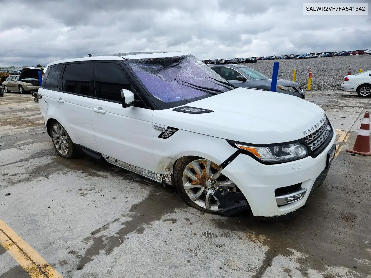 2015 LAND ROVER RANGE ROVER SPORT VIN SALWR2VF7FA541342 — фото 4