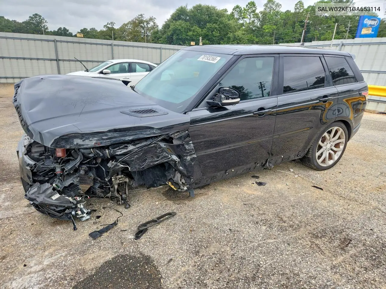 LAND ROVER RANGE ROVER SPORT 2016, VIN SALWG2KF1GA653114