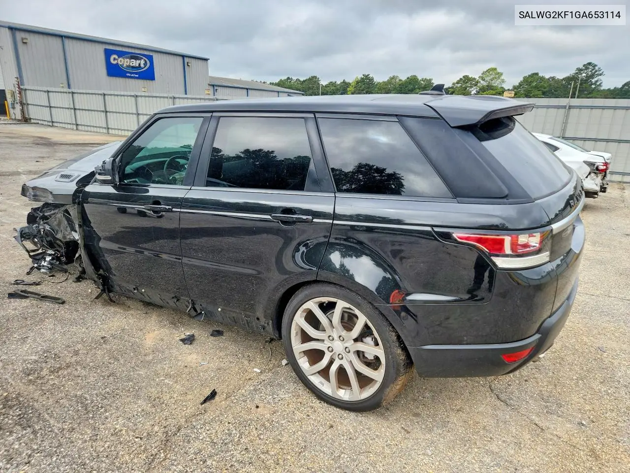2016 LAND ROVER RANGE ROVER SPORT VIN SALWG2KF1GA653114 — фото 2