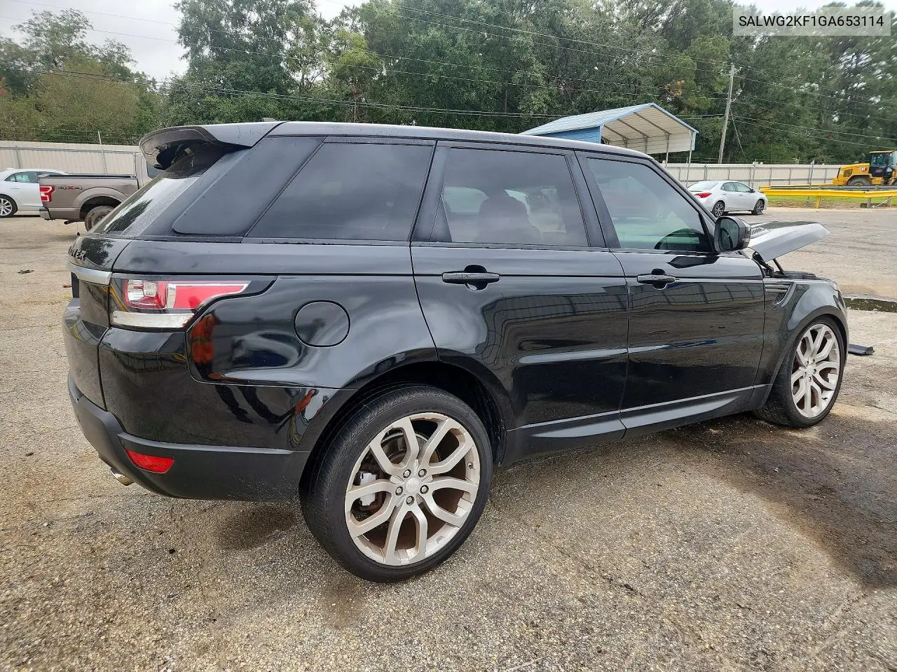 2016 LAND ROVER RANGE ROVER SPORT VIN SALWG2KF1GA653114 — фото 3