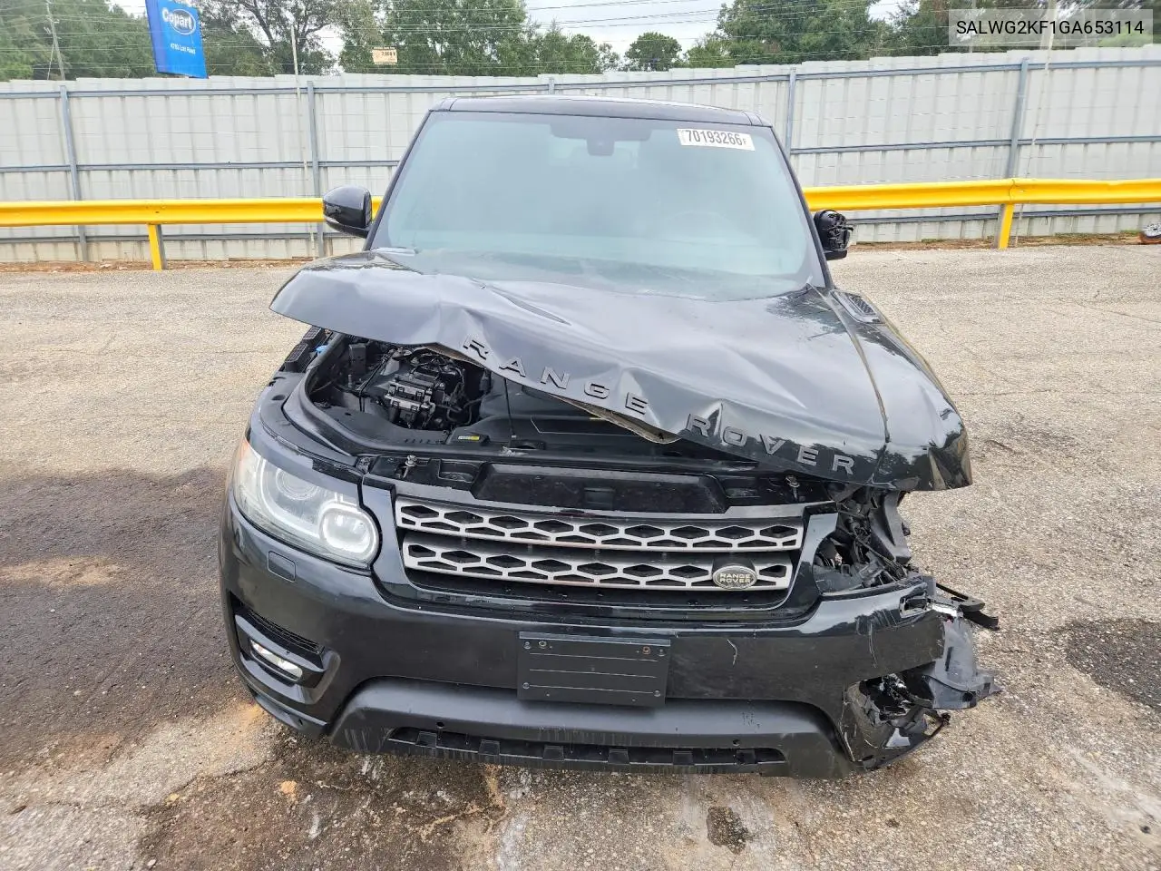 2016 LAND ROVER RANGE ROVER SPORT VIN SALWG2KF1GA653114 — фото 5