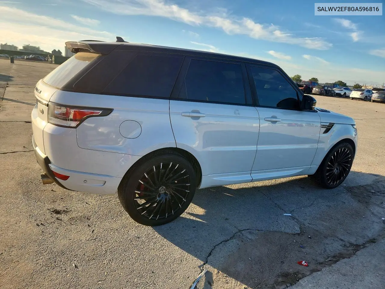 2016 LAND ROVER RANGE ROVER SPORT VIN SALWV2EF8GA596816 — фото 3