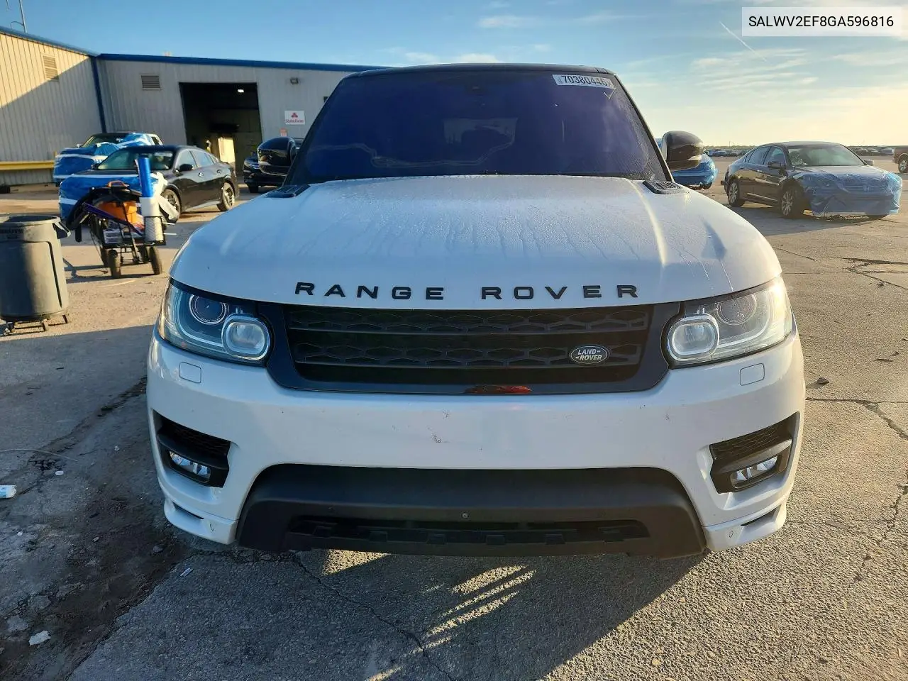2016 LAND ROVER RANGE ROVER SPORT VIN SALWV2EF8GA596816 — фото 5