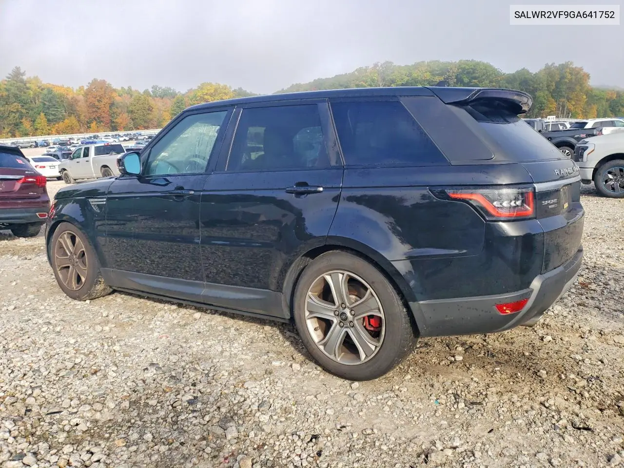 2016 LAND ROVER RANGE ROVER SPORT VIN SALWR2VF9GA641752 — фото 2