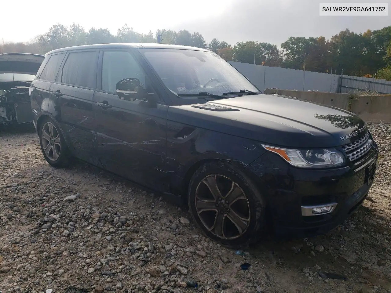2016 LAND ROVER RANGE ROVER SPORT VIN SALWR2VF9GA641752 — фото 4