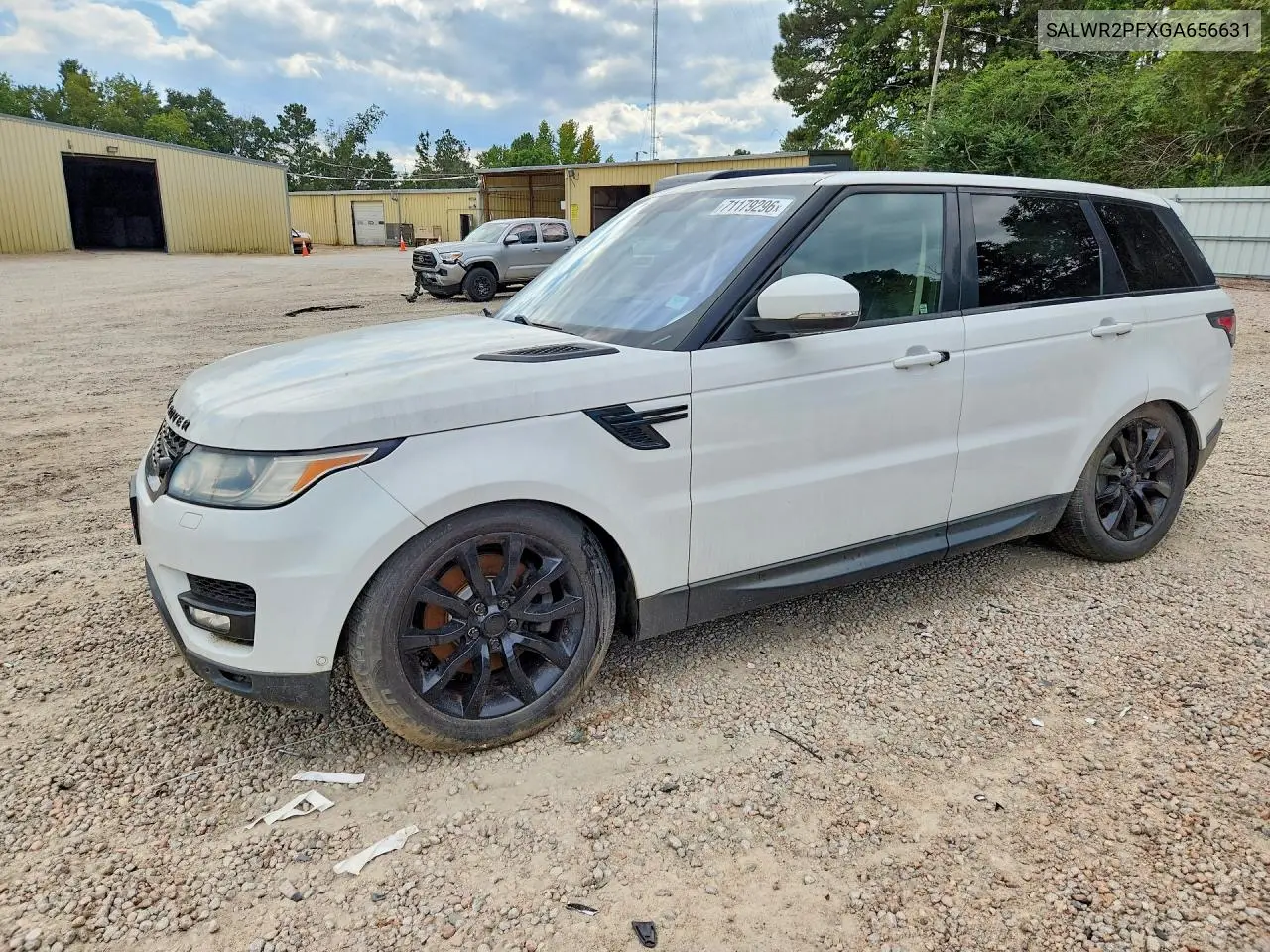 LAND ROVER RANGE ROVER SPORT 2016, VIN SALWR2PFXGA656631