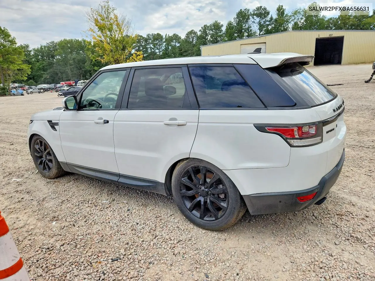 2016 LAND ROVER RANGE ROVER SPORT VIN SALWR2PFXGA656631 — фото 2