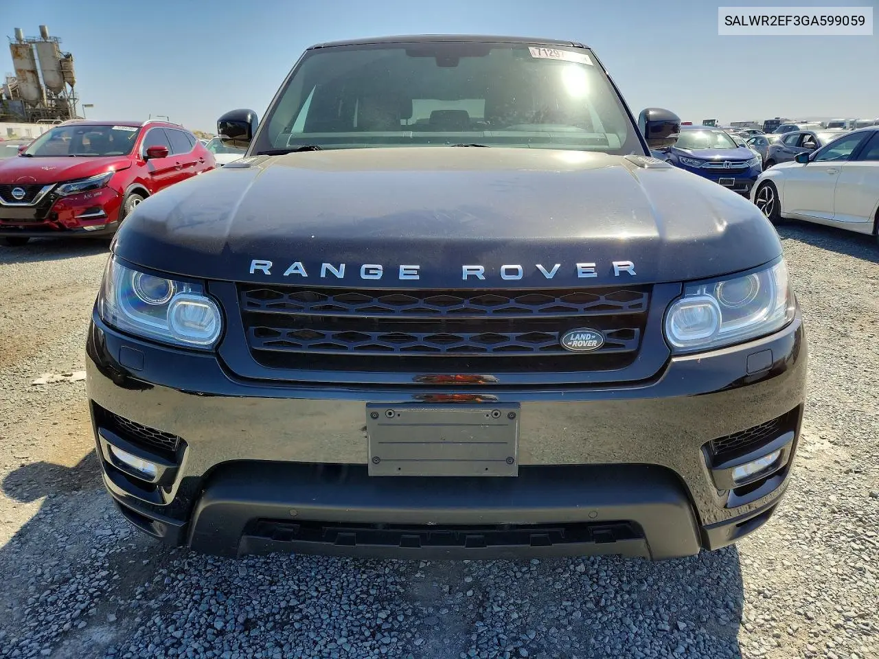 2016 LAND ROVER RANGE ROVER SPORT VIN SALWR2EF3GA599059 — фото 5