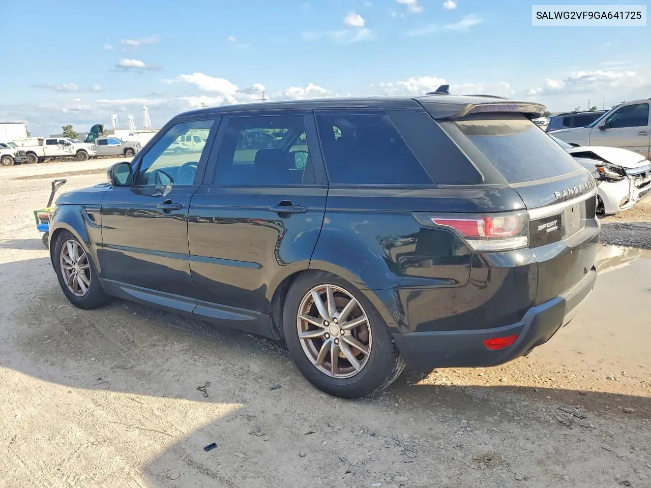 2016 LAND ROVER RANGE ROVER SPORT VIN SALWG2VF9GA641725 — фото 2