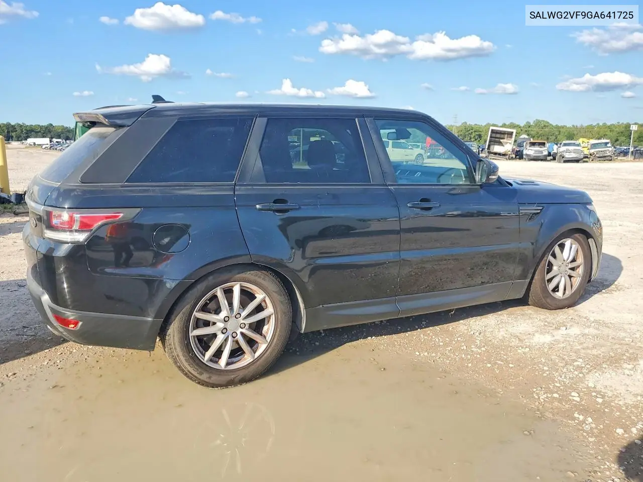 2016 LAND ROVER RANGE ROVER SPORT VIN SALWG2VF9GA641725 — фото 3