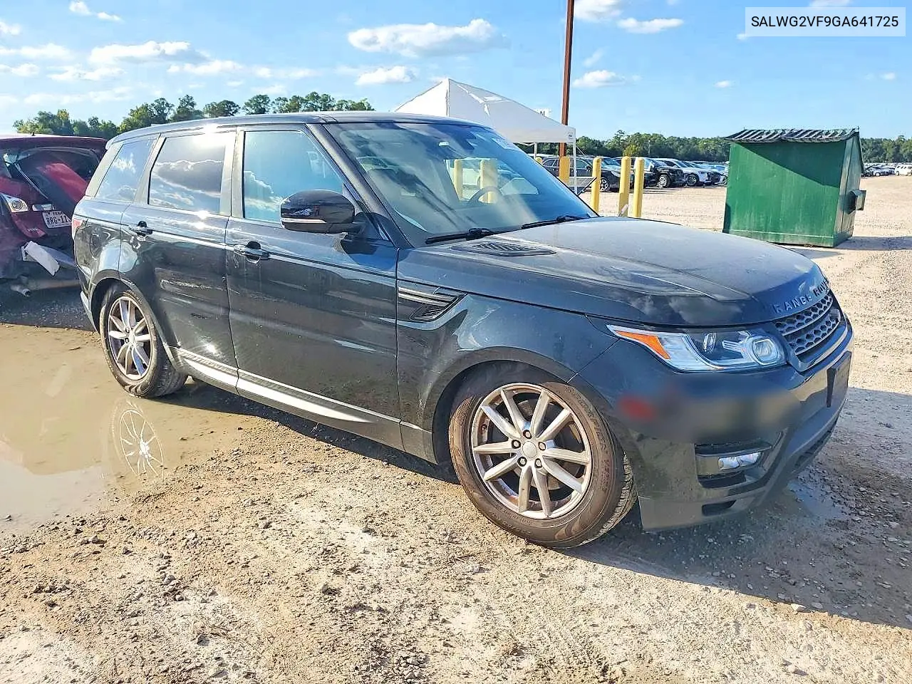2016 LAND ROVER RANGE ROVER SPORT VIN SALWG2VF9GA641725 — фото 4