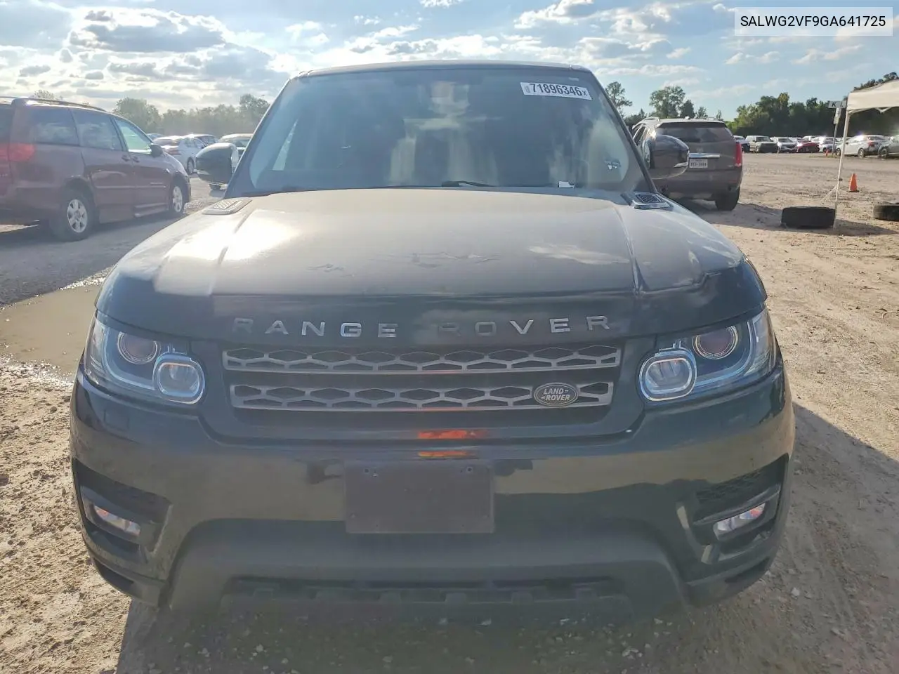 2016 LAND ROVER RANGE ROVER SPORT VIN SALWG2VF9GA641725 — фото 5