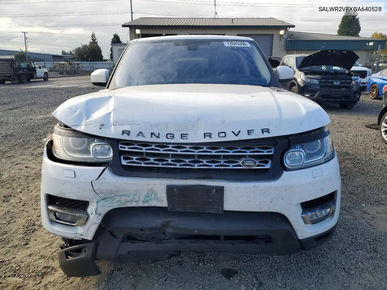 2016 LAND ROVER RANGE ROVER SPORT VIN SALWR2VFXGA640528 — фото 5