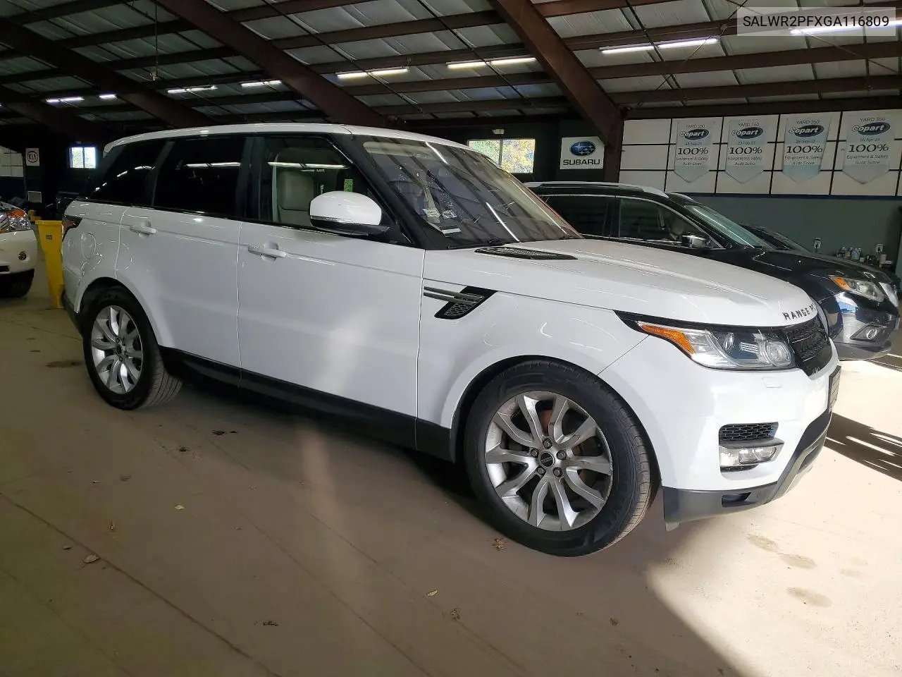2016 LAND ROVER RANGE ROVER SPORT VIN SALWR2PFXGA116809 — фото 4