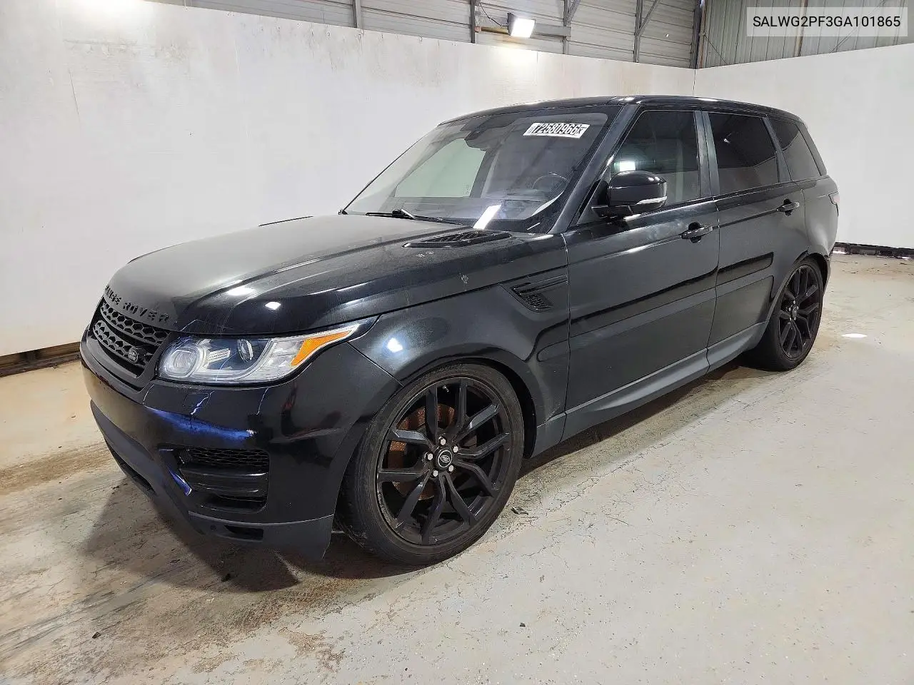LAND ROVER RANGE ROVER SPORT 2016, VIN SALWG2PF3GA101865