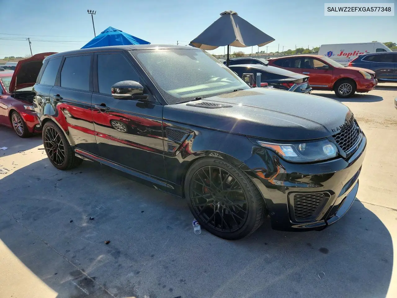 2016 LAND ROVER RANGE ROVER SPORT VIN SALWZ2EFXGA577348 — фото 4