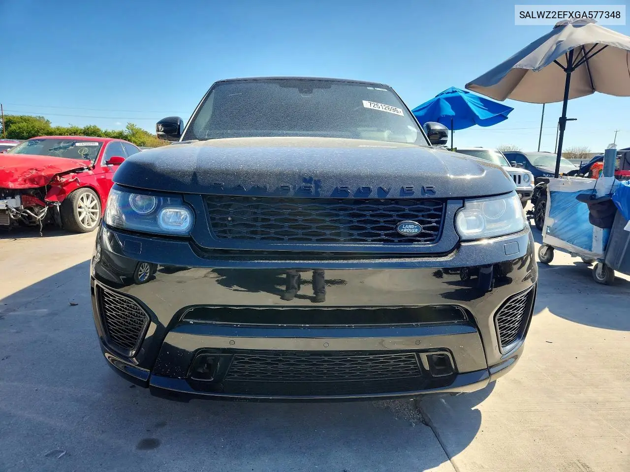 2016 LAND ROVER RANGE ROVER SPORT VIN SALWZ2EFXGA577348 — фото 5