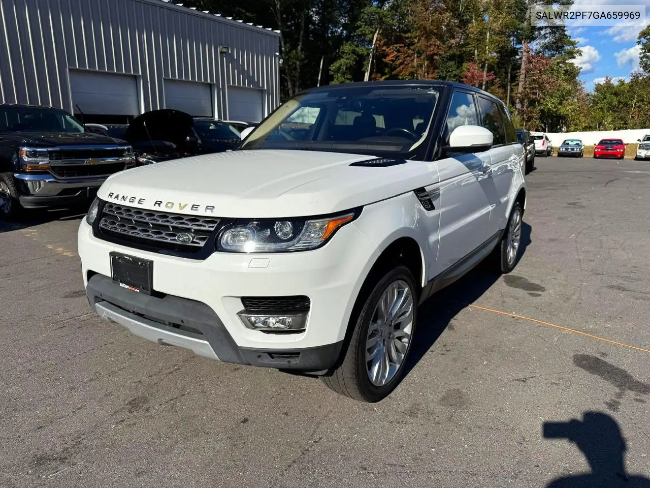 LAND ROVER RANGE ROVER SPORT 2016, VIN SALWR2PF7GA659969