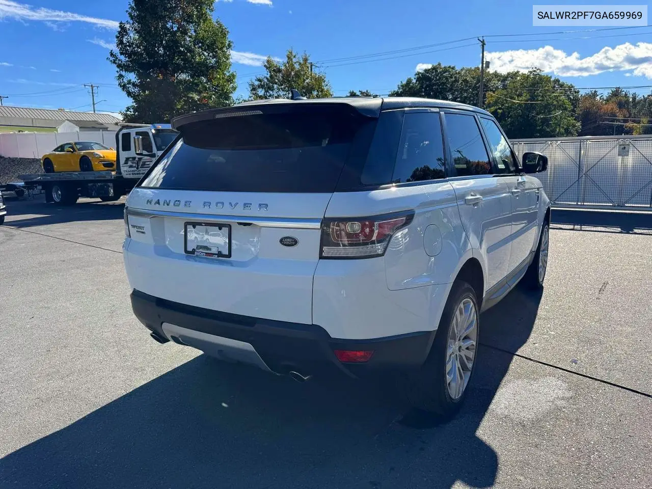 2016 LAND ROVER RANGE ROVER SPORT VIN SALWR2PF7GA659969 — фото 3