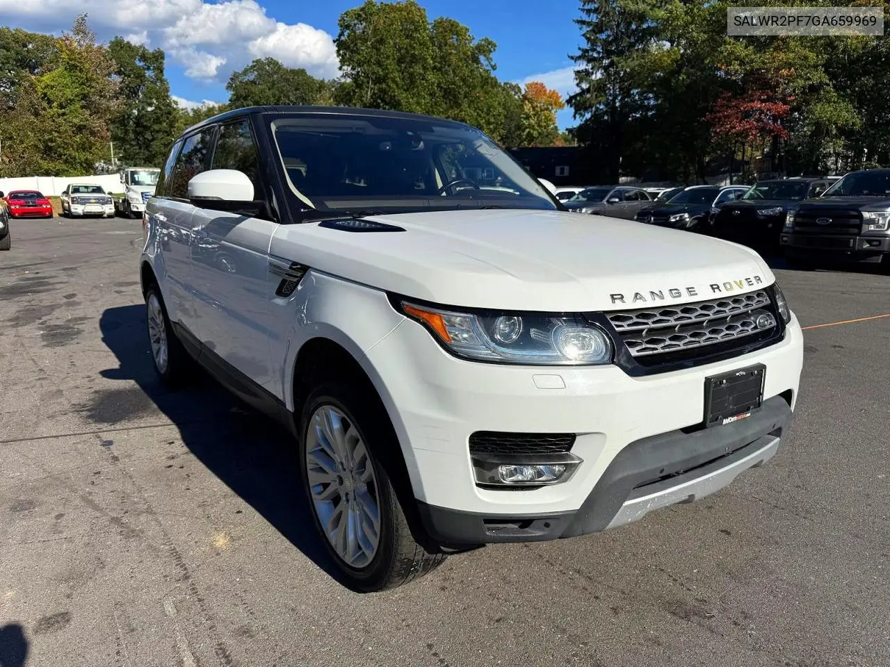 2016 LAND ROVER RANGE ROVER SPORT VIN SALWR2PF7GA659969 — фото 5