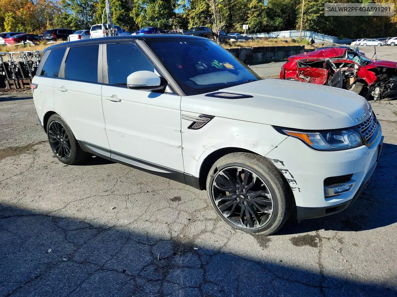 2016 LAND ROVER RANGE ROVER SPORT VIN SALWR2PF4GA591291 — фото 4