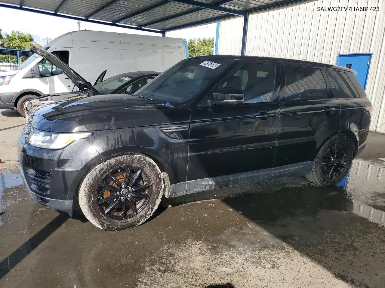 LAND ROVER RANGE ROVER SPORT 2017, VIN SALWG2FV7HA681423
