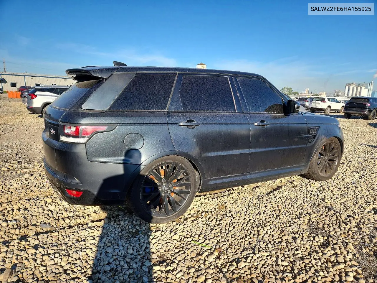 2017 LAND ROVER RANGE ROVER SPORT VIN SALWZ2FE6HA155925 — фото 3