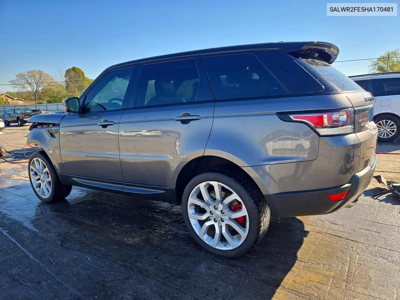 2017 LAND ROVER RANGE ROVER SPORT VIN SALWR2FE5HA170481 — фото 2