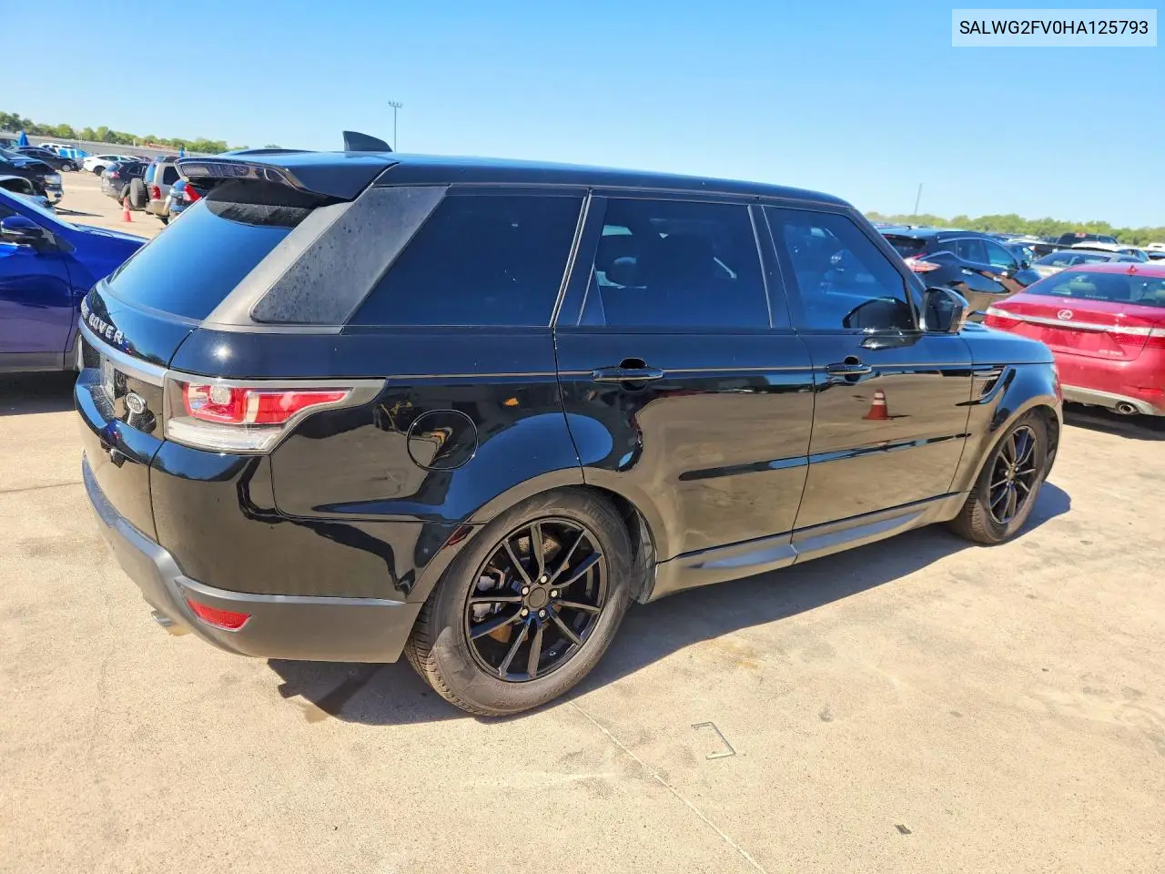 2017 LAND ROVER RANGE ROVER SPORT VIN SALWG2FV0HA125793 — фото 3