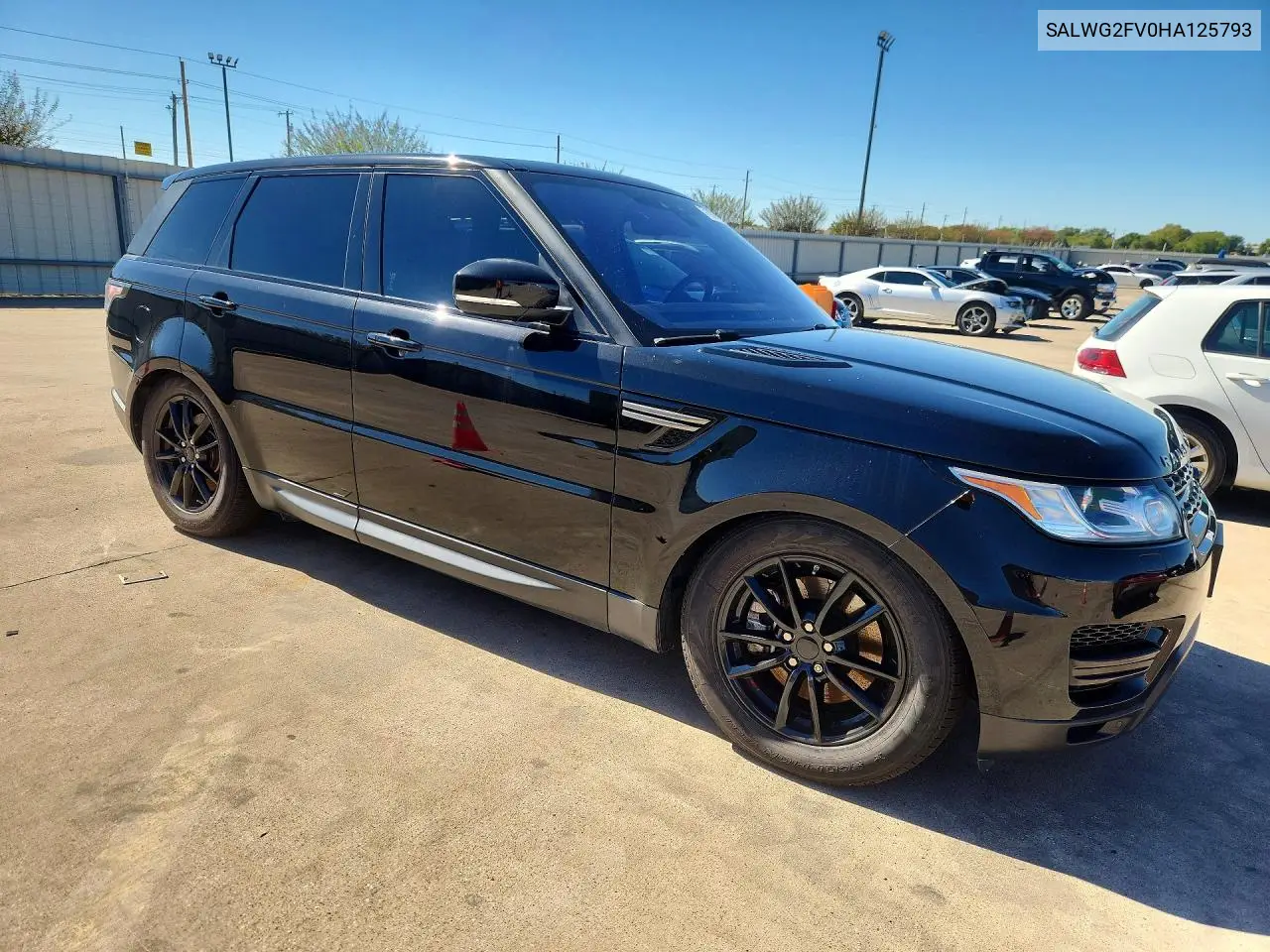 2017 LAND ROVER RANGE ROVER SPORT VIN SALWG2FV0HA125793 — фото 4