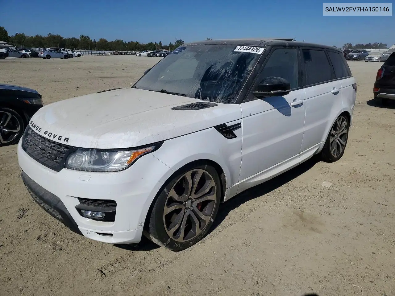 LAND ROVER RANGE ROVER SPORT 2017, VIN SALWV2FV7HA150146
