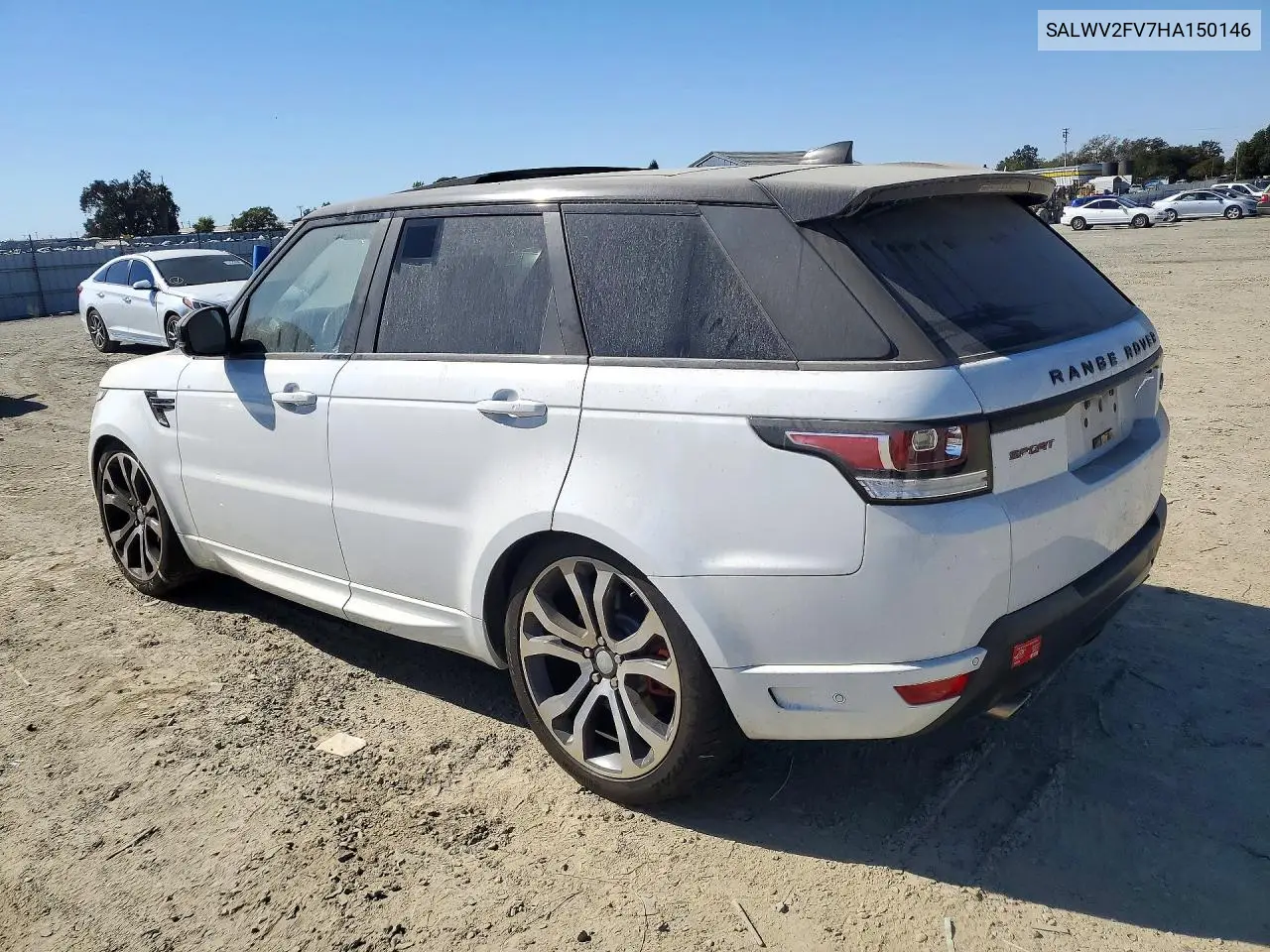 2017 LAND ROVER RANGE ROVER SPORT VIN SALWV2FV7HA150146 — фото 2