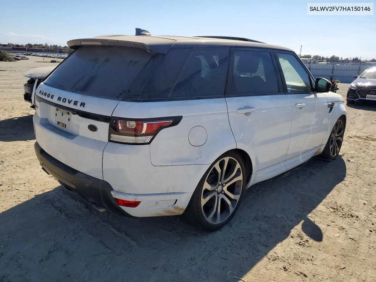 2017 LAND ROVER RANGE ROVER SPORT VIN SALWV2FV7HA150146 — фото 3