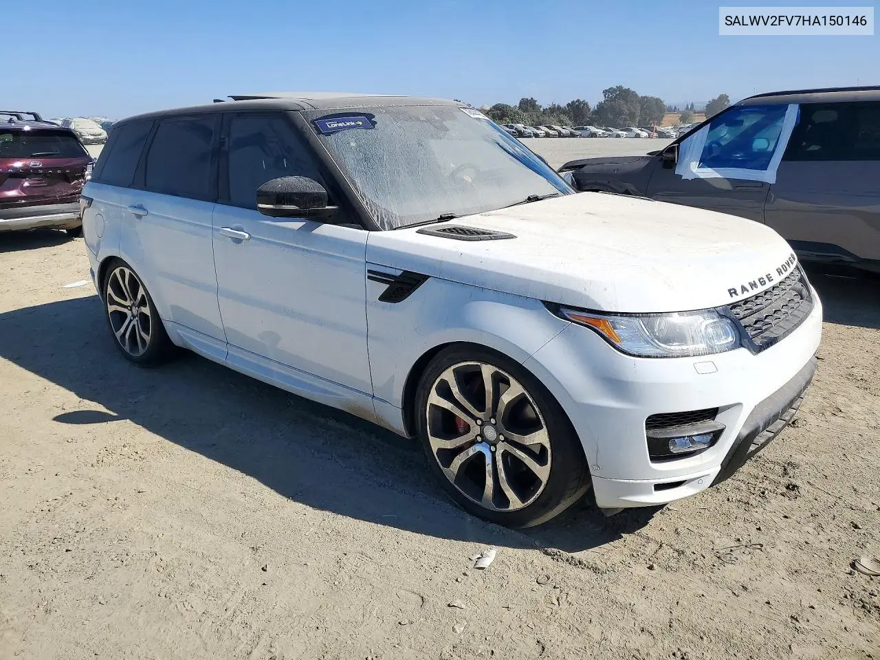 2017 LAND ROVER RANGE ROVER SPORT VIN SALWV2FV7HA150146 — фото 4