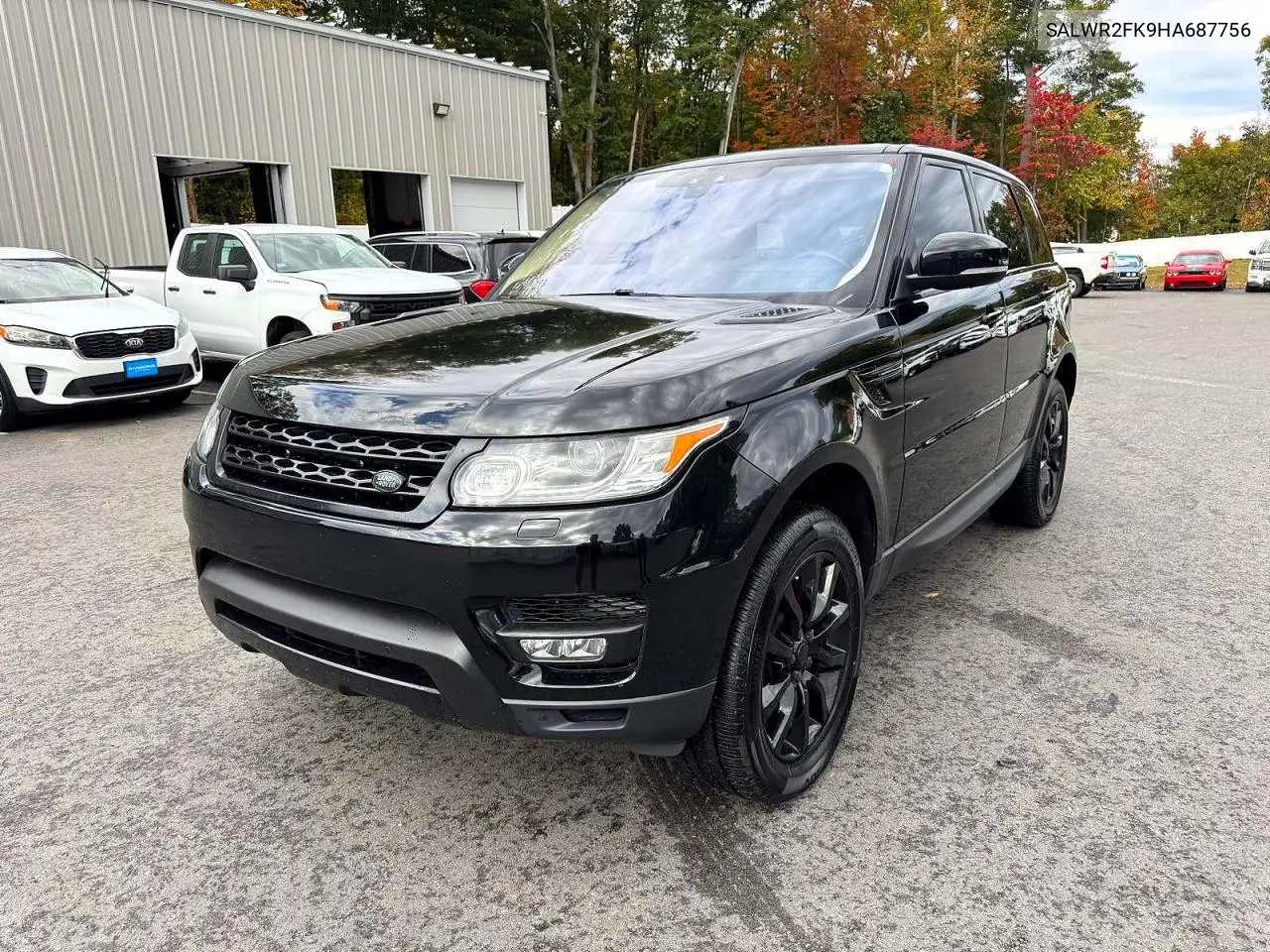 LAND ROVER RANGE ROVER SPORT 2017, VIN SALWR2FK9HA687756