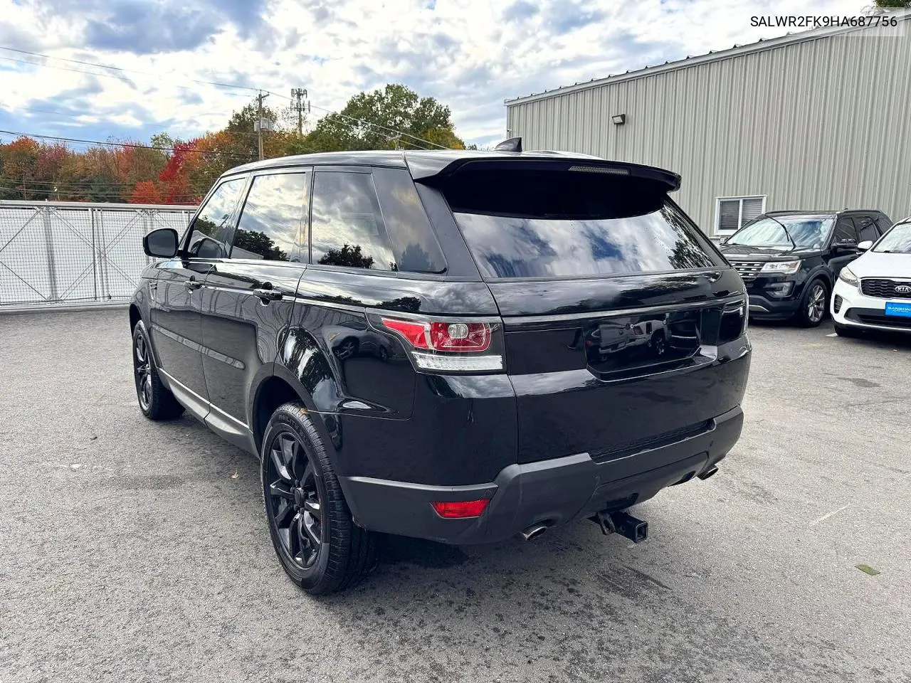 2017 LAND ROVER RANGE ROVER SPORT VIN SALWR2FK9HA687756 — фото 2