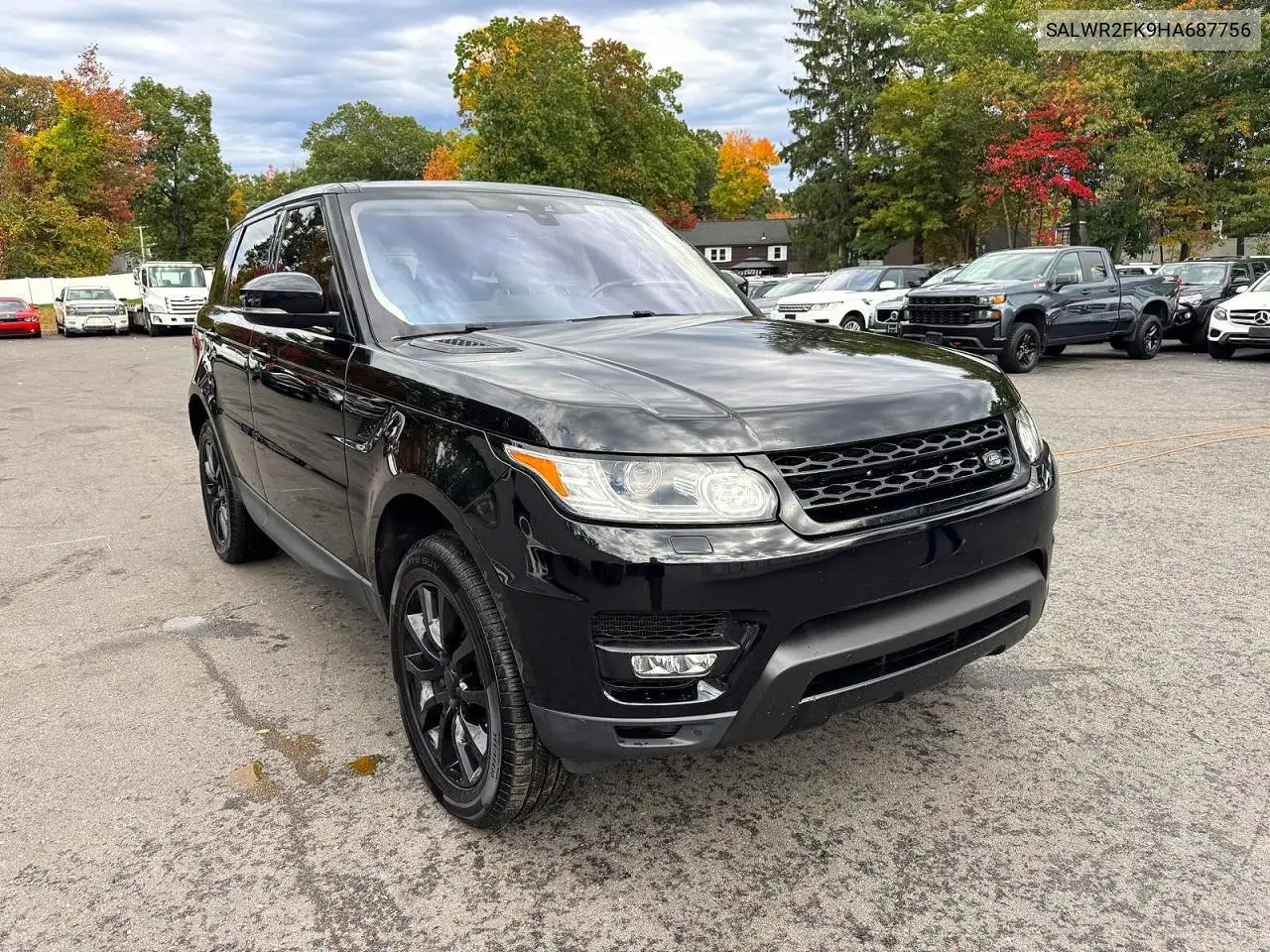 2017 LAND ROVER RANGE ROVER SPORT VIN SALWR2FK9HA687756 — фото 4