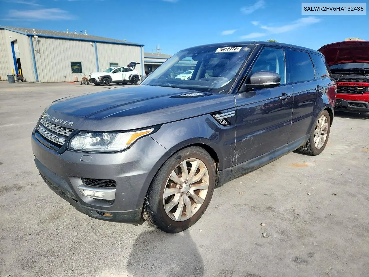 LAND ROVER RANGE ROVER SPORT 2017, VIN SALWR2FV6HA132435